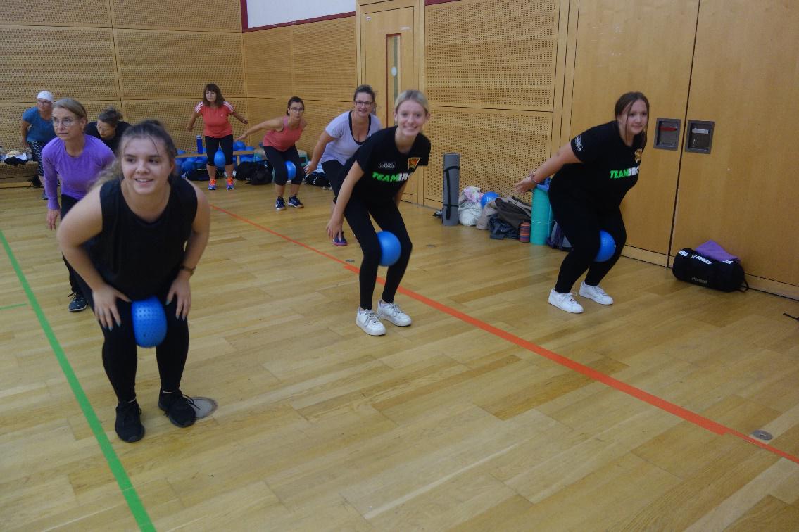 Alle hatten sichtlich viel Spaß an diesem sportlichen Abendevent!