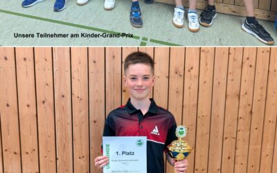 TT-Nachwuchs weiter unter Dampf